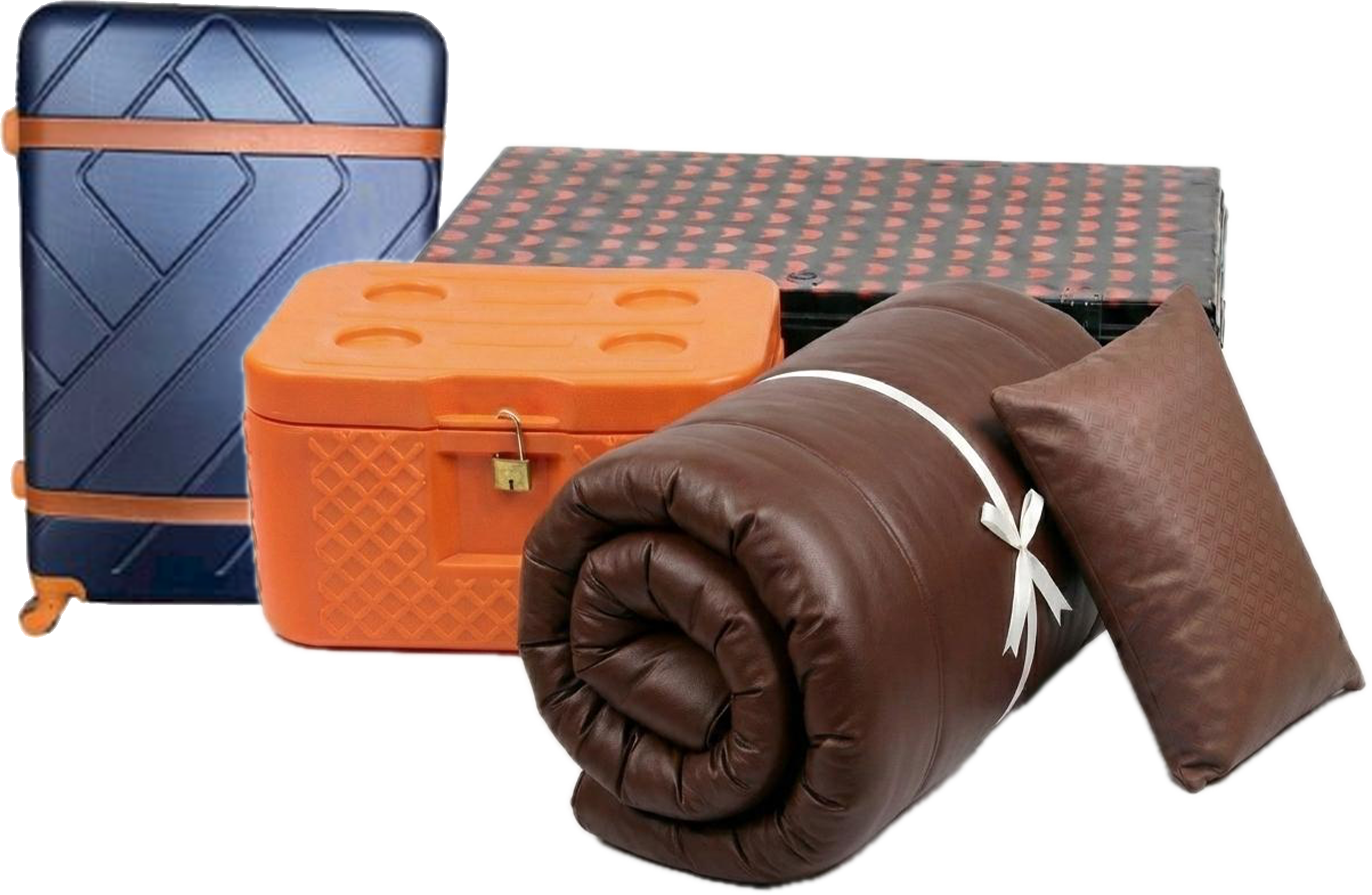 Ghanaian family with SHS boarding essentials